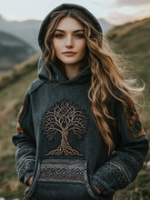 Vintage Hoodie mit keltischem Knoten für Frauen